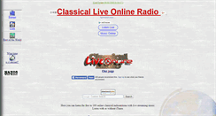 Desktop Screenshot of classicalwebcast.com