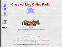 Tablet Screenshot of classicalwebcast.com